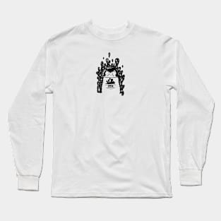 Cat (Print on Back) Long Sleeve T-Shirt